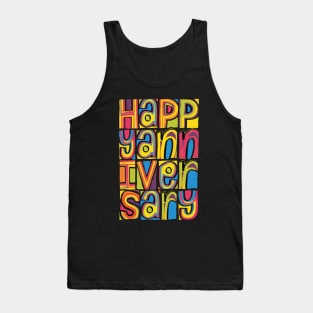 Happy Anniversary 'Happy Mondays' Inspired Design Tank Top